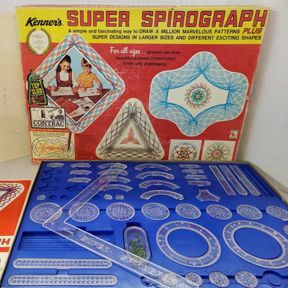 1969 Kenners Super Spirograph vintage set